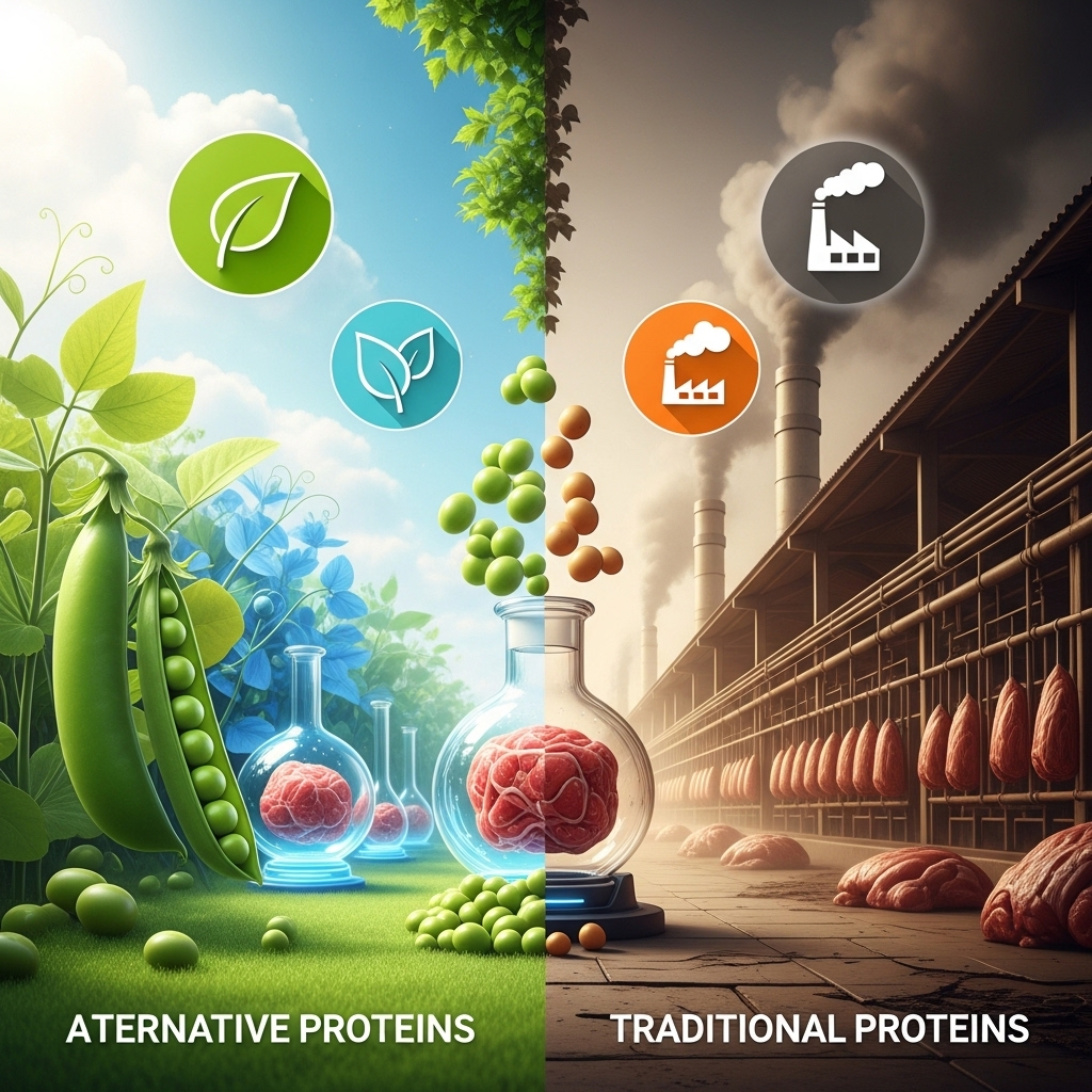 Proteínas Alternativas: O Mercado de US$ 290 Bilhões Até 2035